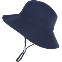 Bobs Bébé Filles Enfant Chapeau de Soleil Unisexe en Pliable Protection Anti-UV Solaire Plage Chapeaux de Soleil Bébé Fille UPF 50+