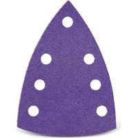 MENZER Titanium HD Klett-Schleifblätter, 150 x 100 mm, 7-Loch, f. Deltaschleifer, Keramik-Mix (50 Stk.) K120