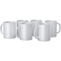 Mug - Cricut - Mug Press - 15oz - Blanc - Cylindrique - 6/Pkg