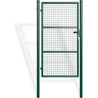 Puerta de valla 1m OLGA 100 x 180 cm Verde