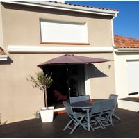 Parasol De Balcon Leo Taupe