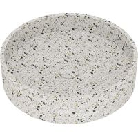 Lavabo da appoggio circolare 425x425x100 mm con piletta inclusa