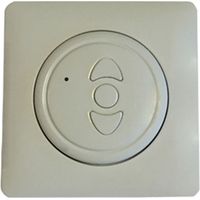Télécommande murale Profalux pour volets roulants – 1 canal – Fréquence 868,35 MHz – Dimensions 80x80x16 mm – Pile fournie