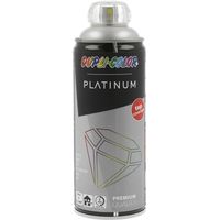 Dupli Color Platinum Lackspray, Sprühlack 400ml für Heimwerker- und Bastelarbeiten, weißaluminium seidenmatt