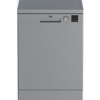 Beko – Lave-vaisselle 60 cm 13 couverts – Classe énergétique D – 5 programmes – Départ différé – Conso eau 12,9L/cycle – Inox – 47 dB