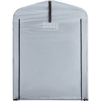 Sobuy – Abri à vélos imperméable 120x176x163 cm – Cadre en aluminium – Crochets pour outils et casques – Ventilation intégrée – KLS11K