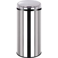Kitchen Move – Poubelle automatique 42L inox – Ouverture infrarouge sans contact – 2 boutons manuels – Dimensions 31 cm x 72 cm – 5 kg