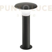 GES511- PALETTO IN ALLUMINIO GRIGIO ANTRACITE 1 LUCE ATTACCO E27 IP44 H.50CM