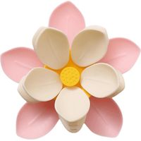Pince à sac alimentaire / Pince à sachet — Gadget de cuisine, pince de fermeture portable et aimant de réfrigérateur — Rose