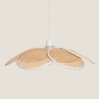 Lampada a Sospensione Rattan Nirvana Intrecciato Bianco