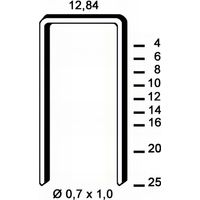 Lot de 10 000 agrafes galvanisées A-14 – Dimensions 12,84 x 14 mm – Fil 0,7 x 1 mm – Pour cloueur et agrafeuse – Alsafix