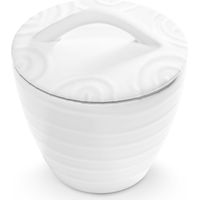 Gmundner Keramik Weißgeflammt Sucrier Gourmet (Ø 9cm)