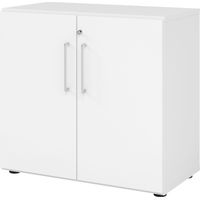 bümö smart Aktenschrank - 2 Ordnerhöhen Weiß