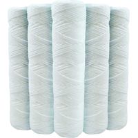 Toodo – Lot de 5 cartouches filtrantes anti sédiments 20 microns – 9"3/4 pour eau chaude ou froide – Préfiltration efficace des impuretés