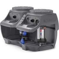 Stazione di Accumulo SAR550 2Elettropompe BC m10/50-N Acque Luride 1Hp Pedrollo