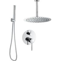 Unterputz-Eingriff-Duscharmatur SLIGO chrom Duschkopf Ø 25cm