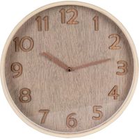 Reloj de pared beige de 38 cm
