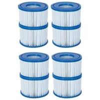 Cartouche filtrante Lay-Z-Spa (VI) en lot de 4, compatible avec tous les modèles de spas Lay-Z-Spa.