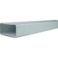 Conducto recto para ventilación/extracción de humos - SIBER Medidas: 150x75x1500 mm