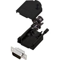 Encitech DTZK09-BK-DMP-K conector SUB-D macho de 9 pines