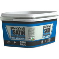 Acrylfarbe Satin Einzeltönung Wände & Decken 2,5 l - Loxxo