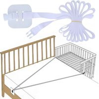 Sangle pour Lit De Bébé, Sangle de Lit Latérale, Sangle de Garde de Lit LatéraleFixation de lit D'appoint, Sangle de lit D'appoint, Sangle pour lit à Sommier Tapissier pour la Fixation d'un Lit Bébé