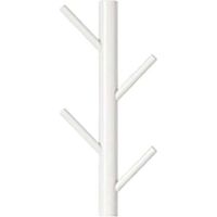 Wooden Wall Coat Rack – Branch Design – Modern – Vertical Wall Mounted – Decorative Wooden Hooks White