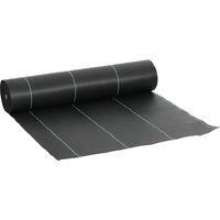 Outsunny 2m x 90m Weed Control Membrane, Heavy Duty Weed Barrier Fabric