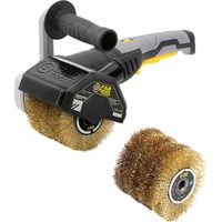 Fartools – Décapeur à rouleaux 1300W – Pour rénovation bois extérieur – 2 brosses laiton Ø120mm – Vitesse 900-3200 tr/min – Collecteur de poussière