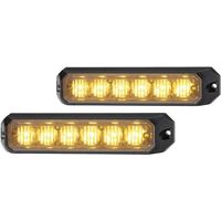 Blitzleuchte 11-30 V 6 LEDs L x H - 107,1 x 22,1 mm Nacht (ECE-R65/R10 CISPR Klasse 5) HELLA 2XD012160851