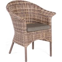 Sonnenpartner Cayman Gartensessel Gartenstuhl Aluminium mit Polyrattan nature-mix