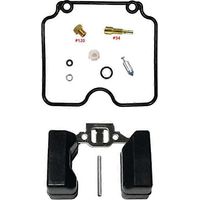 Kit de réparation de carburateur compatible avec les modèles YBR125E, YBR125EGS et YBR125G (2008-2025) : flotteur, soupape de coupure d'air, pièces de carburateur YBR. réparer et flotter