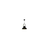Lampada a sospensione Guimar 1xe27 Campana Nera Regx24x24 de FABRILAMP.