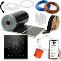 Infrarot-Heizfolie mit einer Leistung von 140 W, inklusive WLAN-Thermostat
