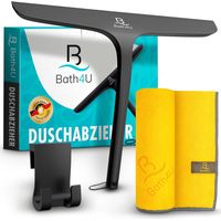 Raclette de douche professionnelle 27,5cm silicone & inox pour douche