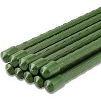 10 Tuteurs pour Plantes, Supports Et Tige De Soutient, Échalas pour Jardin Intérieur/Extérieur (Longeur 60cm φ8mm)