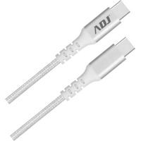 CAVO USB-C 2.0 1.5MT FOR APPLE WH ALUMINIUM SHELL+NYLON 480MBPS SPEED