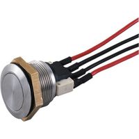 bouton poussoir - 1 x no/nf - avec cables - cdvi bnonfcab