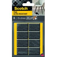 Patins Feutre Gris Scotch Protection De Sol Adhésive - Scotch