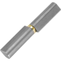 Metalideal Paumelle à souder avec bague laiton - Hauteur 60 mm