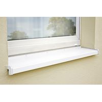 Sarei PVC Seitenteile weiß 195 mm Fensterbank