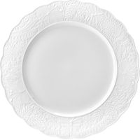 Fade piatto portata Arianna porcellana bianca rilievo 31 cm