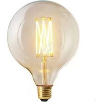 Girard sudron 715996 Dekorative LED-Glühbirne mit gekreuztem Glühfaden Ø125mm 4W E27 2300K Klar