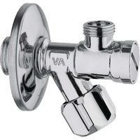 RUBINETTO FILTRO SOTTOLAVABO CON ROSETTA 3/8""x1/2"" + Rosetta