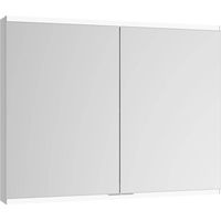 Armario con espejo Royal Modular 2.0 1100x900x120mm anodizado plateado, iluminado, extensión de pared, sin toma KEUCO