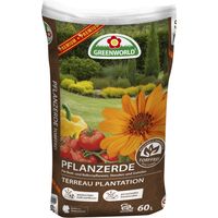 Greenworld Premium Pflanzerde torffrei 60 L Erde