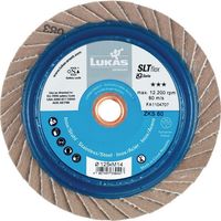 SLT Flex D Lamel Disc. 125 mm de granulación 40 acero inoxidable plano. Corindon Zi Steel (por 10)