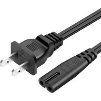 Câble d'alimentation pour téléviseurs Samsung, LG, TCL, Sony, LED, LCD, Insignia, Sharp, Toshiba, JVC, Hisense (câble de 1,2 m)