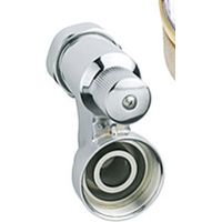 Ventilwasserzähler Armatur, inkl. Absperrventil, Überwurfmutter und Klapprosette für KOAX 2"