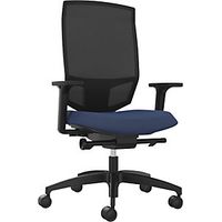 Dauphin Sedia girevole da ufficio JUST EVO MESH con schienale
